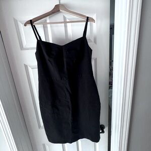 Stretch twill pencil dress